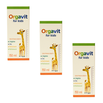 أورجافيت شراب لزيادة طول الأطفال 150 مل Orgavit x3